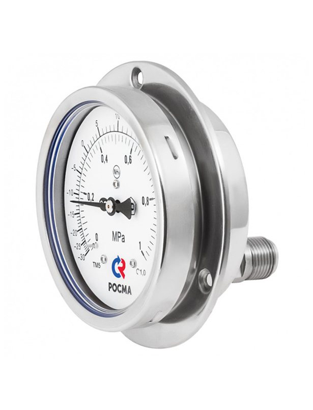 Манометры ТМ-521 NH3 и ТМ-621 NH3 ам­ми­ач­ные кор­ро­зи­он­но­стой­кие