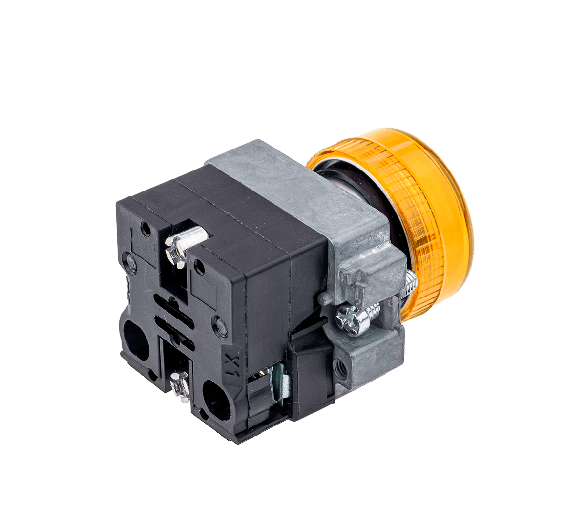 Сигнальная лампа желтый, 220V AC/DC