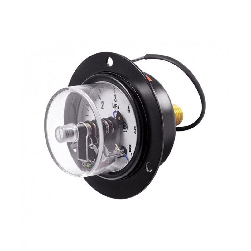 Манометры ТМ-310.05 осе­вые с пе­ред­ним флан­цем и элек­тро­кон­такт­ной приставкой